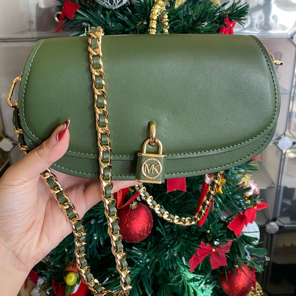 Michael Kors Mila Small Leather Shoulder Bag
